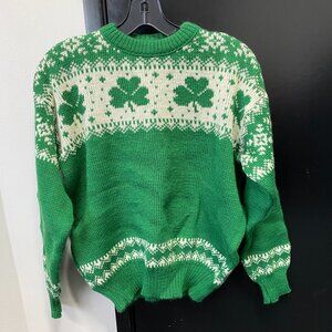 Vintage Blarney Castle Pure Wool  Sweater Made in Ireland Size Small